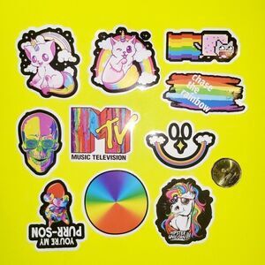 3/$20 Brand New 10x Waterproof Funny Graphic stickers #8